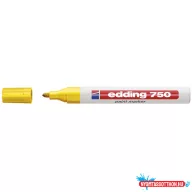 Lakkmarker 2-4mm, kerek Edding 750 sárga