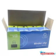 Binderkapocs 25mm, 12 db/doboz, Bluering(R)