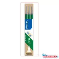   Rollertoll betét 0,5mm, írásvastagság 3 db/csom Pilot Frixion Ball, írásszín zöld