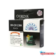 Brother LC123 tintapatron black ORINK (utángyártott)