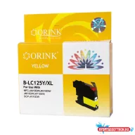 Brother LC125XL tintapatron yellow ORINK (utángyártott)