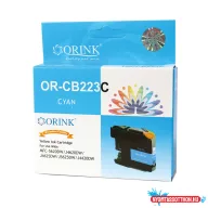 Brother LC223XL tintapatron cyan ORINK (utángyártott)