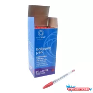   Golyóstoll eldobható kupakos Bluering® , írásszín piros