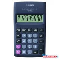 Zsebszámológép 8 digit Casio HL 815 l bk fekete