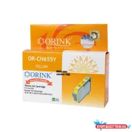 Utángyártott Hp 655/CZ112AE tintapatron yellow ORINK