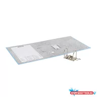   Iratrendező A4, 7,5cm,lapraszerelt, Bluering® Economy világoskék