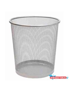   Fémhálós papírkosár 20 liter 29,5x33cm, nagy Bluering(R) ezüst