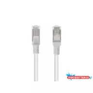   Lanberg PCF5-10CC-0050-S Cat.5e F/UTP PVC CCA AWG26 árnyékolt szürke patch kábel 0,5m