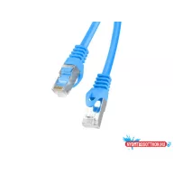   Lanberg PCF6-10CC-0050-B Cat.6 F/UTP PVC CCA AWG26 árnyékolt kék patch kábel 0,5m