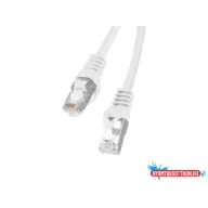   Lanberg PCF6-10CC-0050-W Cat.6 F/UTP PVC CCA AWG26 árnyékolt fehér patch kábel 0,5m