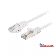   Lanberg PCF6-20CC-0150-W Cat.6 F/UTP PVC CCA AWG26 árnyékolt fehér patch kábel 1,5m 10db/csomag