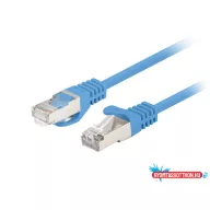   Lanberg PCF6-20CC-0300-B Cat.6 F/UTP PVC CCA AWG26 árnyékolt kék patch kábel 3m 10db/csomag