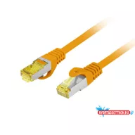   Lanberg PCF6A-10CU-0200-O Cat.6A S/FTP LSZH CU AWG27 árnyékolt narancs patch kábel 2m