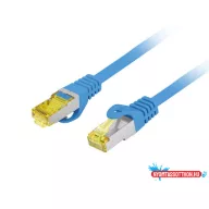   Lanberg PCF6A-10CU-0300-B Cat.6A S/FTP LSZH CU AWG27 árnyékolt kék patch kábel 3m