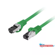   Lanberg PCF8-10CU-0100-G Cat.8.1 S/FTP LSZH CU AWG26 árnyékolt zöld patch kábel 1m