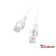  Lanberg PCU5-10CC-0050-W Cat.5e UTP PVC CCA AWG26 árnyékolatlan fehér patch kábel 0,5m