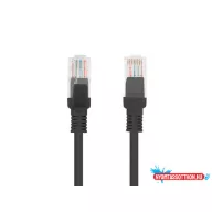   Lanberg PCU5-10CC-3000-BK Cat.5e UTP PVC CCA AWG26 árnyékolatlan fekete patch kábel 30m