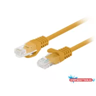   Lanberg PCU6-10CC-0025-O Cat.6 UTP PVC CCA AWG26 árnyékolatlan narancs patch kábel 0,25m