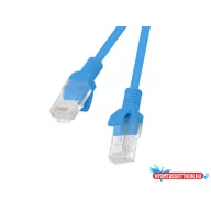   Lanberg PCU6-10CC-0050-B Cat.6 UTP PVC CCA AWG26 árnyékolatlan kék patch kábel 0,5m