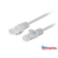   Lanberg PCU6-10CC-0750-S Cat.6 UTP PVC CCA AWG26 árnyékolatlan szürke patch kábel 7,5m