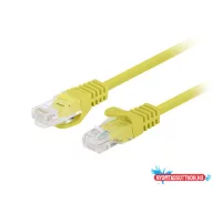   Lanberg PCU6-10CC-0750-Y Cat.6 UTP PVC CCA AWG26 árnyékolatlan sárga patch kábel 7,5m