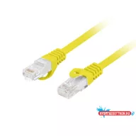   Lanberg PCU6-10CU-0050-Y Cat.6 U/UTP LSZH CU AWG26 árnyékolatlan sárga patch kábel 5m