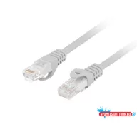   Lanberg PCU6-10CU-0150-S Cat.6 UTP LSZH CU AWG26 árnyékolatlan szürke patch kábel 1,5m