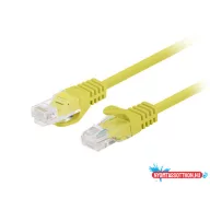   Lanberg PCU6-20CC-0025-Y Cat.6 UTP PVC CCA AWG26 árnyékolatlan sárga patch kábel 0,25m 10db/csomag