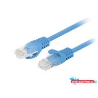   Lanberg PCU6-20CC-0300-B Cat.6 UTP PVC CCA AWG26 árnyékolatlan kék patch kábel 3m 10db/csomag