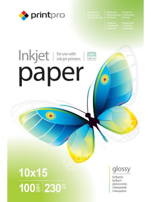 Fotópapír ColorWay PrintPro high glossy 230 g/m², 10х15, 100 lap