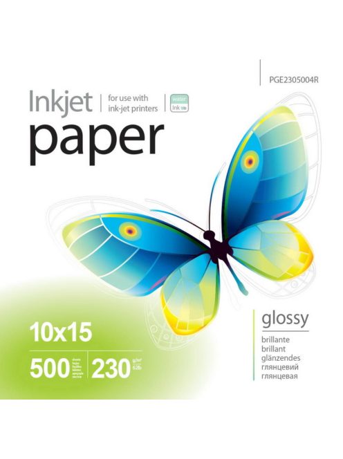 Fotópapír ColorWay PrintPro high glossy 230 g/m², 10х15, 500 lap