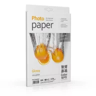   ColorWay magasfényű univerzális fotópapír 175g/m², A4, 50 lap (PGU175050A4)