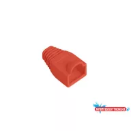 Lanberg PLB-1000-R Rj45 piros törésgátló 100db/csomag