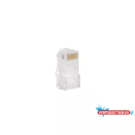   Lanberg PLU-5000 Cat.5e UTP RJ45 8P8C univerzális dugó 100db/csomag