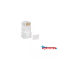   Lanberg PLU-6000 Cat.6 UTP RJ45 8P8C moduláris árnyékolatlan adapteres csatlakozó dugó 100db/csomag
