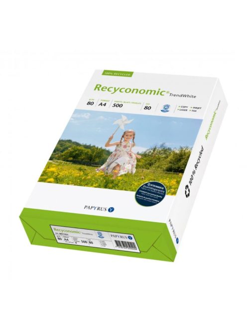 A/4 Recyconomic Trend White 80g. újrahasznosított másolópapír