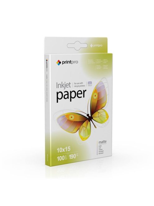 Fotópapír PrintPro matt 190  /m², 10х15, 100 lap (PME1901004R)