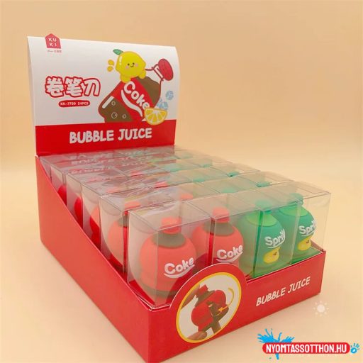 Üdítőital palackos hegyező