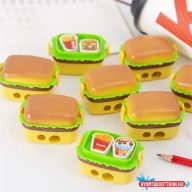 Hamburger alakú hegyező