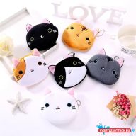 Cicafejes pihe-puha pénztárca (db)