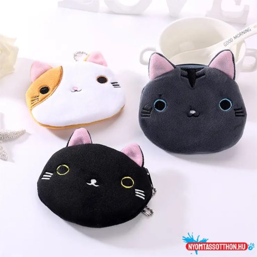 Cicafejes pihe-puha pénztárca (db)