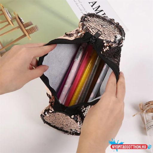 Glitteres egyterű tolltartó