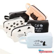 Cuki cicás téglalap tolltartó