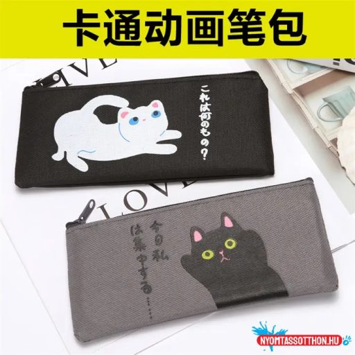 Cicás tolltartó - egy fakkos