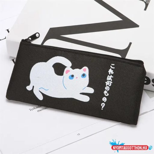 Cicás tolltartó - egy fakkos