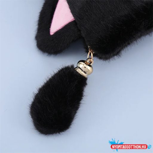 Cuki egyterű feketecica tolltartó