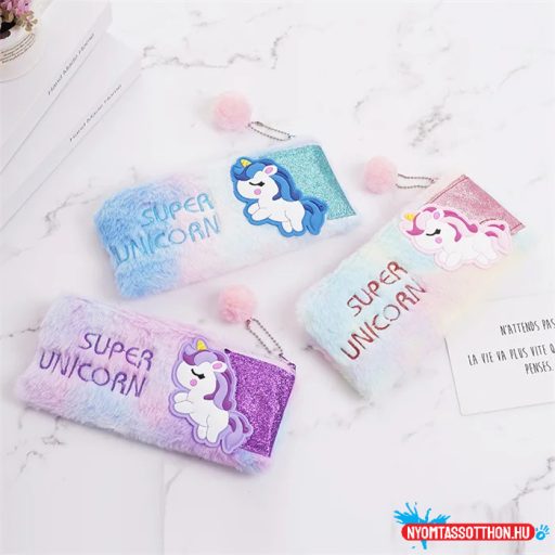 Szuper unikornis egyterű tolltartó