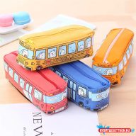 Busz formájú egyterű tolltartó