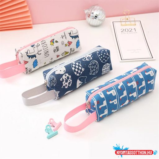 Cuki egyterű tolltartó füllel - különféle