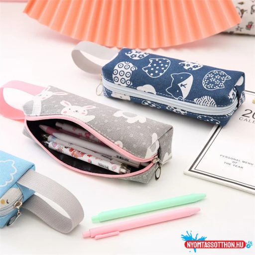 Cuki egyterű tolltartó füllel - különféle